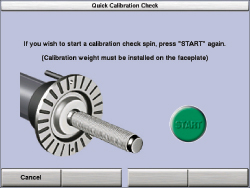 quick cal-check calibration feature